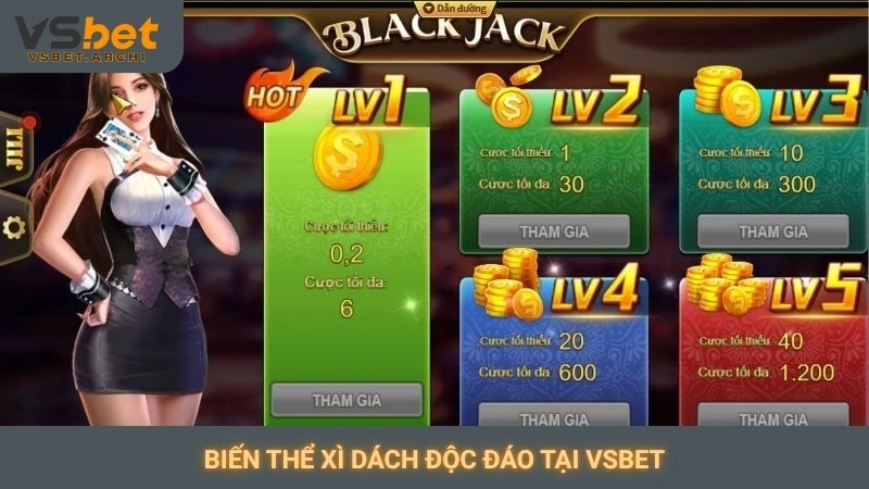 Một số biến thể xì dách độc đáo