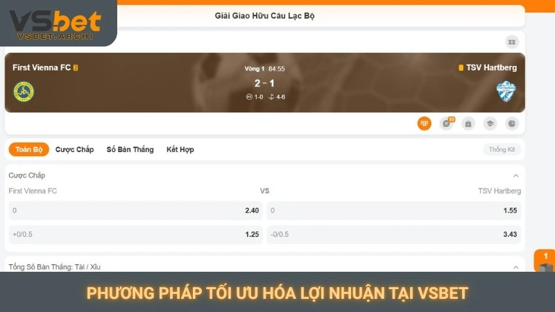 Phương pháp tối ưu hóa lợi nhuận tại Vsbet