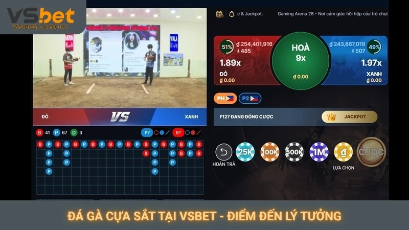 Đá gà cựa sắt tại Vsbet - Điểm đến lý tưởng