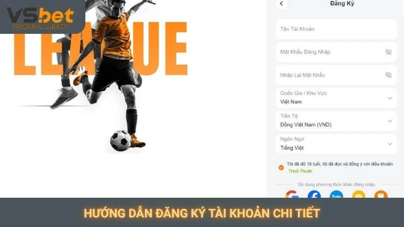 Hướng dẫn đăng ký tài khoản chi tiết