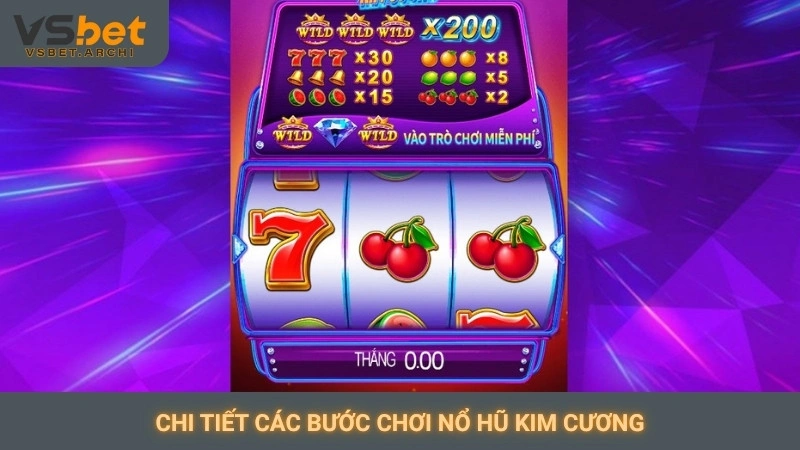 Chi tiết các bước chơi nổ hũ kim cương