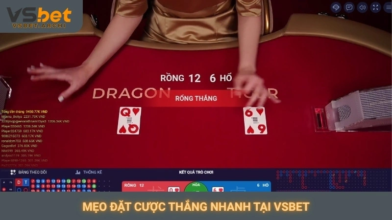 Mẹo đặt cược thắng nhanh tại Vsbet